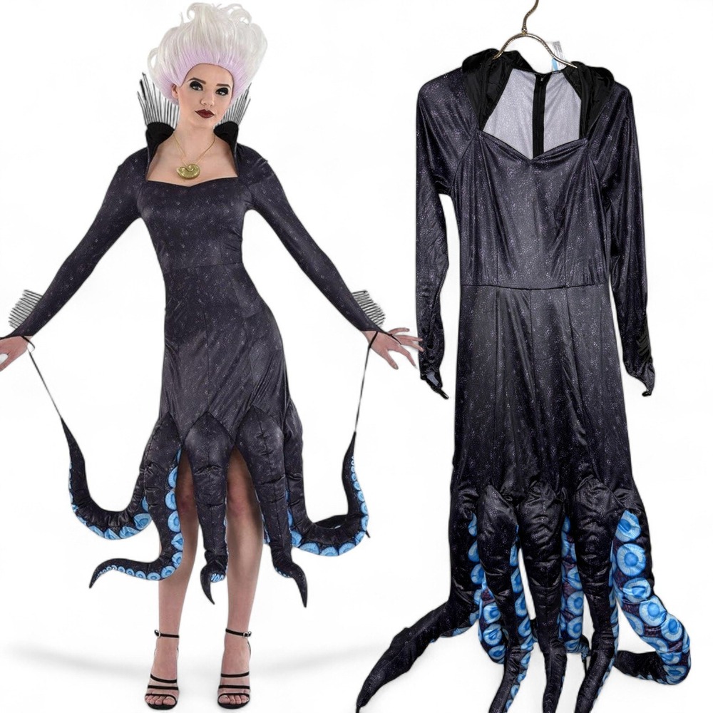Women's Black Octopus Tentacle Costume Dress